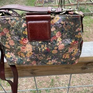 Patricia Nash Floral Crossbody Bag - Multicolor